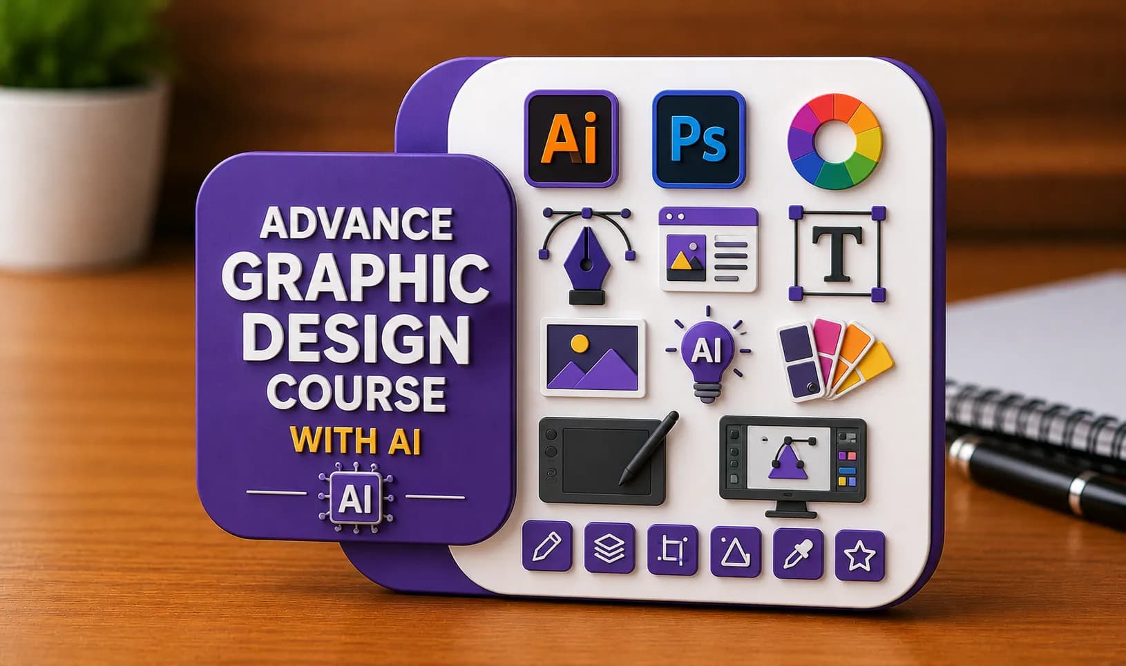 Advance Graphic Design Course With GEN AI